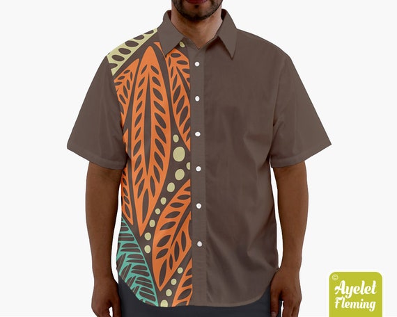 Polynesian Shirt Samoan Shirt Hawaiian 