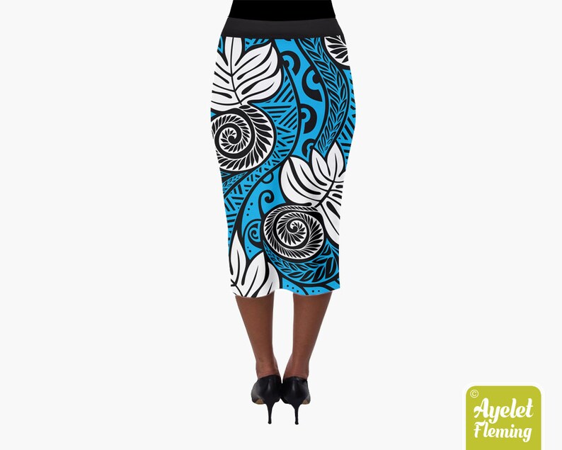 black hawaiian skirt