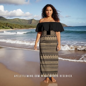 Polynesian Formal Dress - Etsy Australia