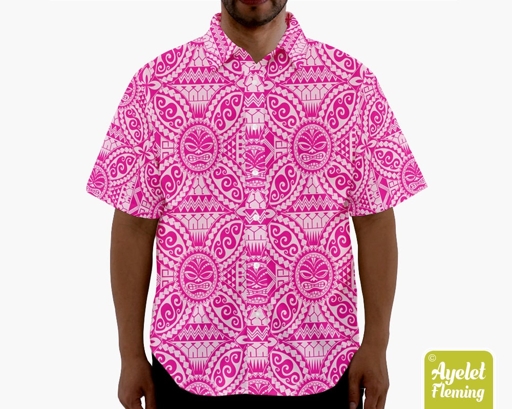 Polynesian Shirt Samoan Shirt Hawaiian 