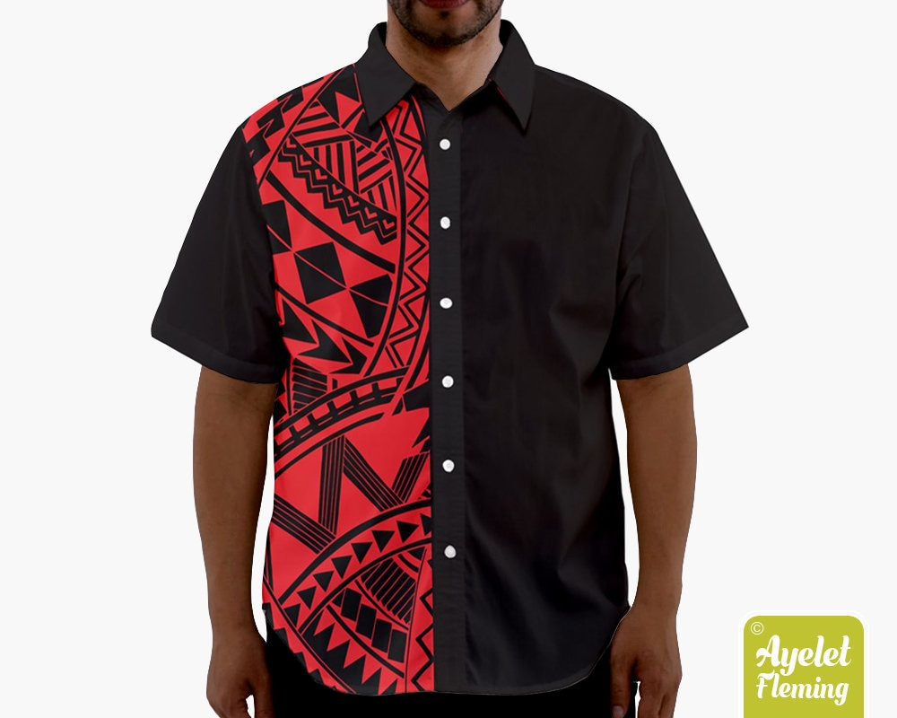 Mens Tribal Button Up Shirts - ilustradoranataliaragni