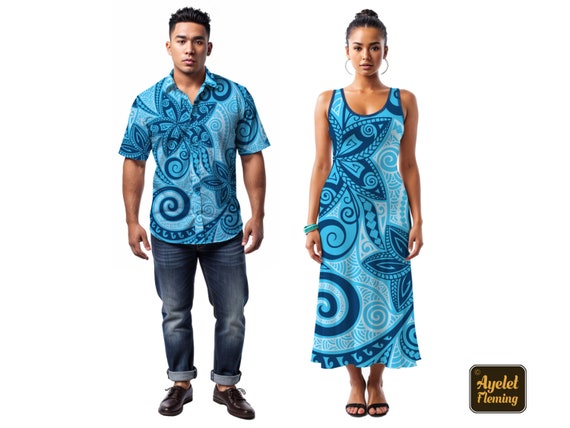 Robe longue hawaienne sale