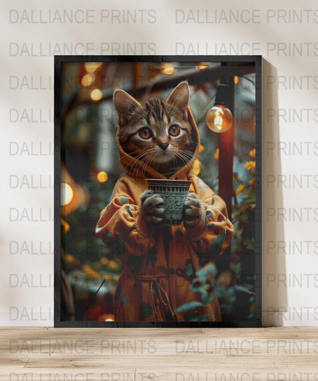 Cat Poster - Cat Print - Printable Wall Art - Animal Print - Digital ...