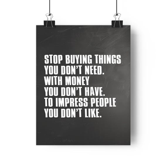 Stop Spending Money - Etsy display picture 2