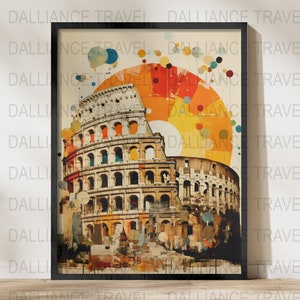Rome Print - Rome Poster - Rome Wall Art - Italy Print - Italy Poster - European Art - Wall Decor - Travel Print - Travel Poster