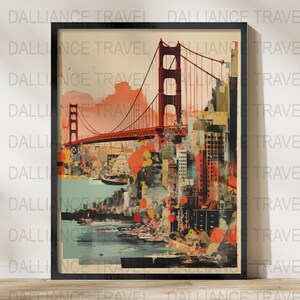 San Francisco Print - San Francisco Poster - San Francisco Wall Art - USA Poster - American Art - Wall Decor - Travel Print - Travel Poster