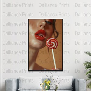 Lollipop Poster - Lollipop Print - Lollipop Wall Art - Lollipop Photo - Digital Download - High Quality 300dpi - JPEG file - Unique Artwork
