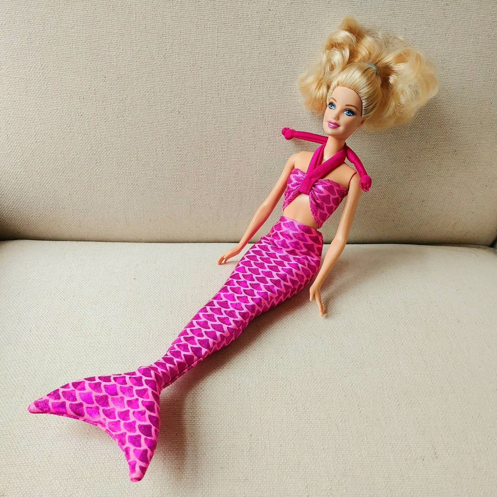 Set of 5 Barbie mermaid tail sets in rainbow colors / 5 colors Etsy.de
