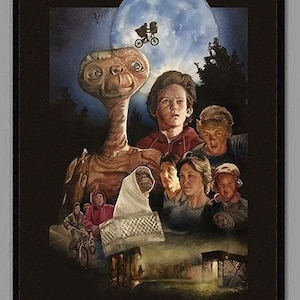 E.T. The Extra Terrestrial - Digital Print of original art ET