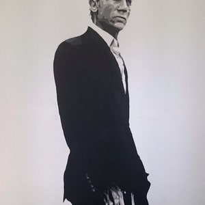 James Bond Skyfall acrylic artwork painting - Enjoying death...007 reporting for duty