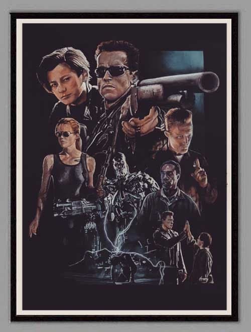 Terminator 2 Judgment Day 1991 Printable Wall Art Etsy Terminator 2 Print - Etsy