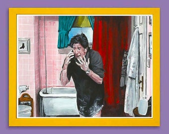 Friends - ROSS The Lotion and the Powder have made a paste ! - 10&#39;&#39; x 14&#39;&#39; original art print