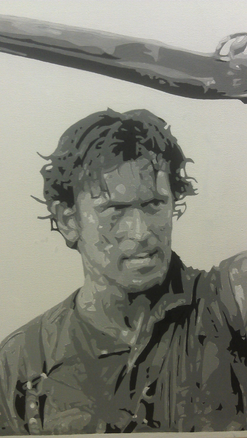 Dit... is mijn boomstick - Ash - Handgeschilderde kunst Acryl schilderij -  The Evil Dead Army Of Darkness - Etsy België, image size:846x1500