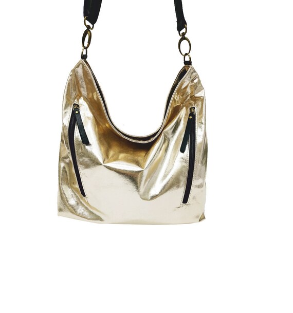 gold crossbody