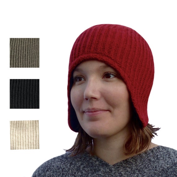 Wool Hat Women Earflap Hat for Women 