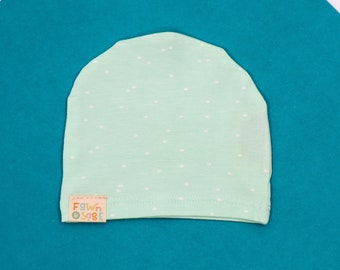 Mint Dot, gorro bebé