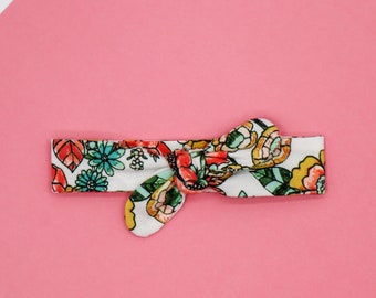 Flower Power, diadema anudada para bebés