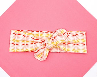 Hojas Retro, Diadema Anudada para Adultos