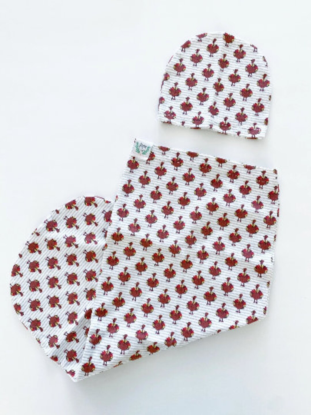 Original Cocoon Swaddle Sack Beanie Hat Set in Gobble Etsy