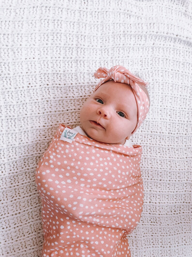 pink baby swaddle blanket