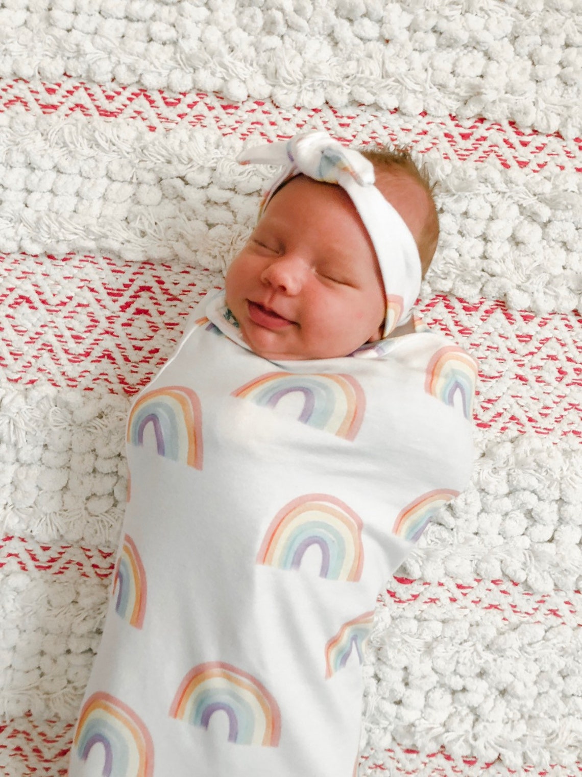 Rainbow Baby Swaddle Sack Swaddle Cocoon Sleep Sack Etsy