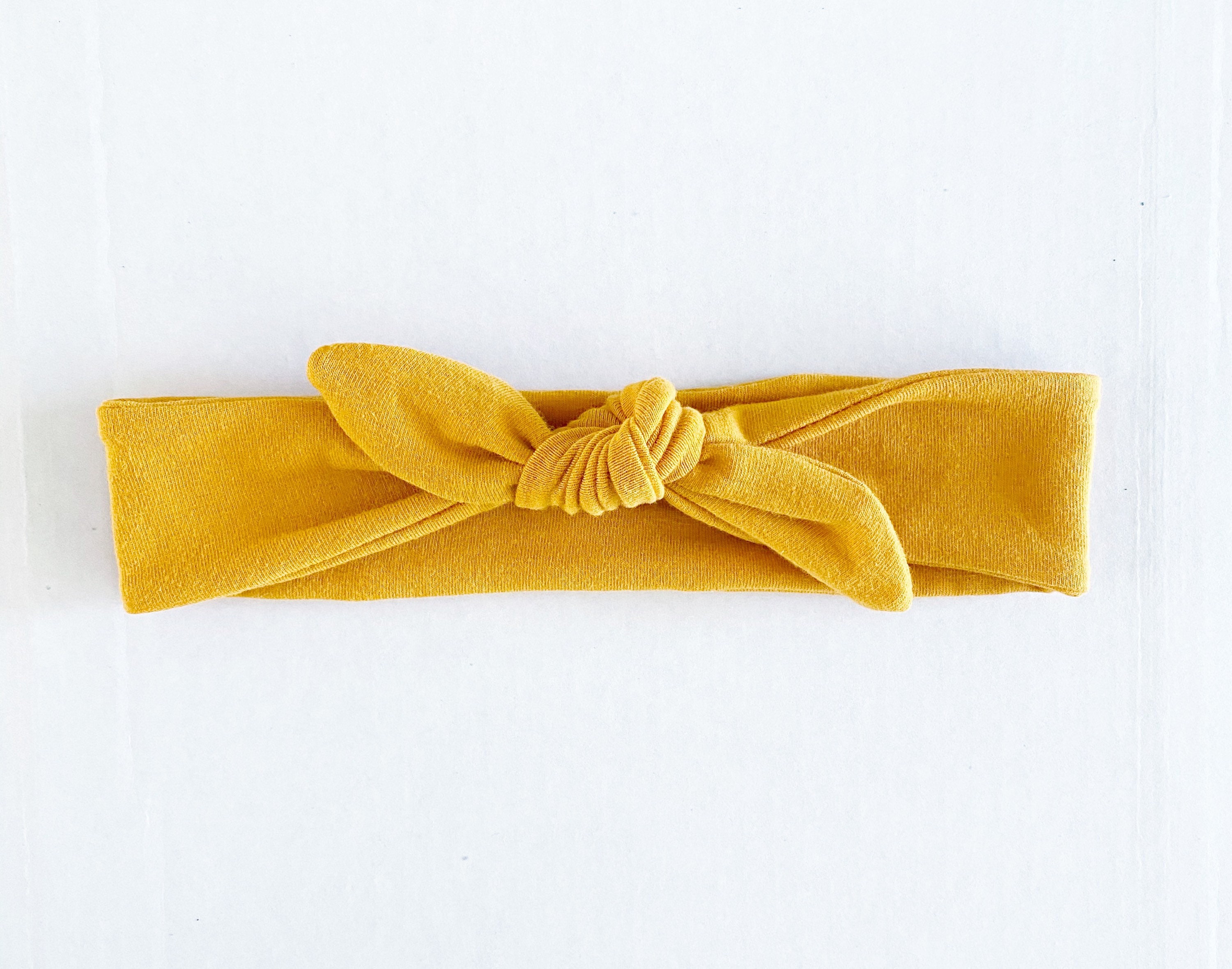 Yellow Top Knot Headband - Etsy