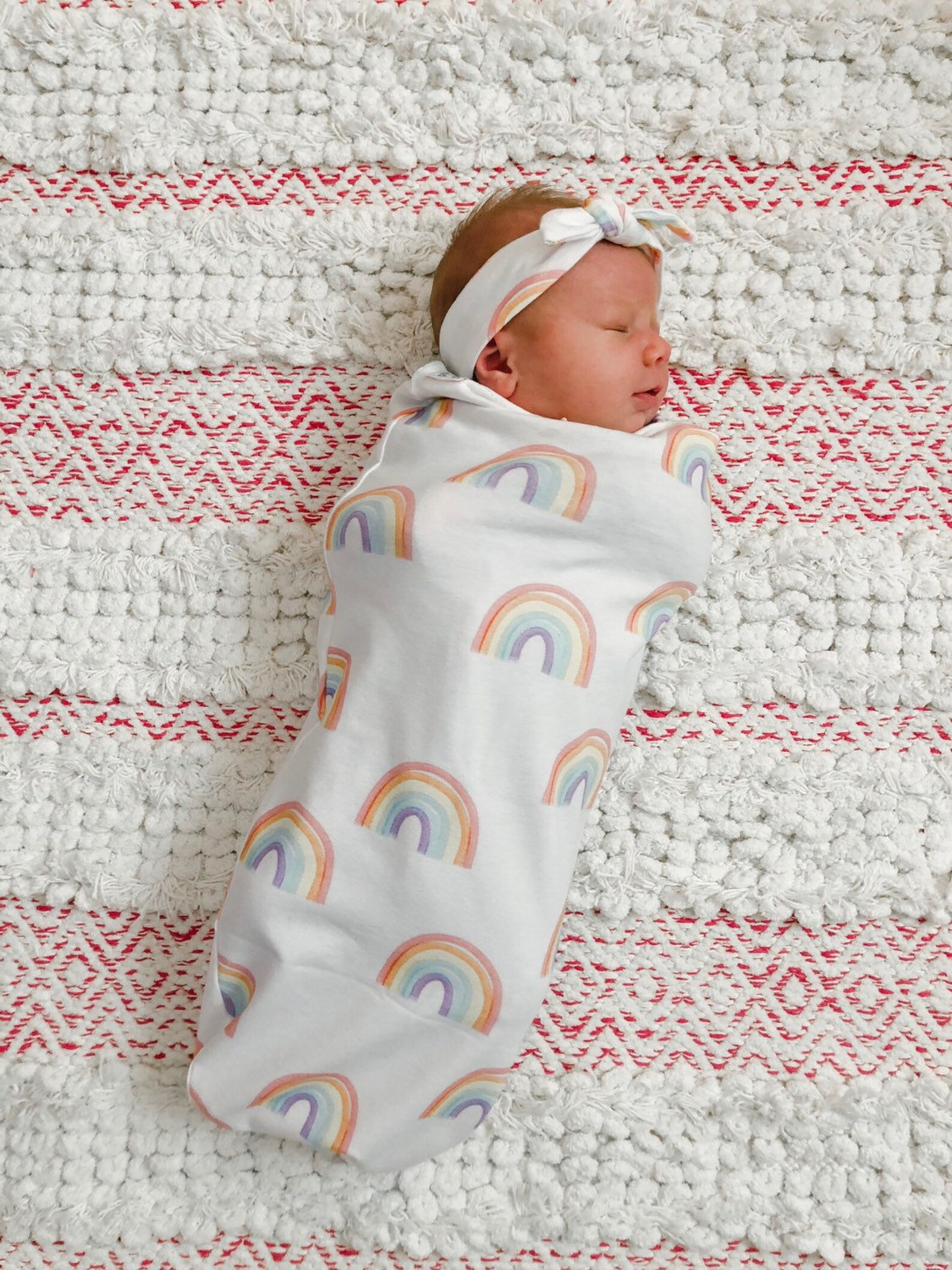 Rainbow Baby Swaddle Sack Swaddle Cocoon Sleep Sack Etsy