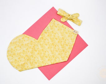 Ramo de onagra, saco original de capullo envuelto + juego de diadema