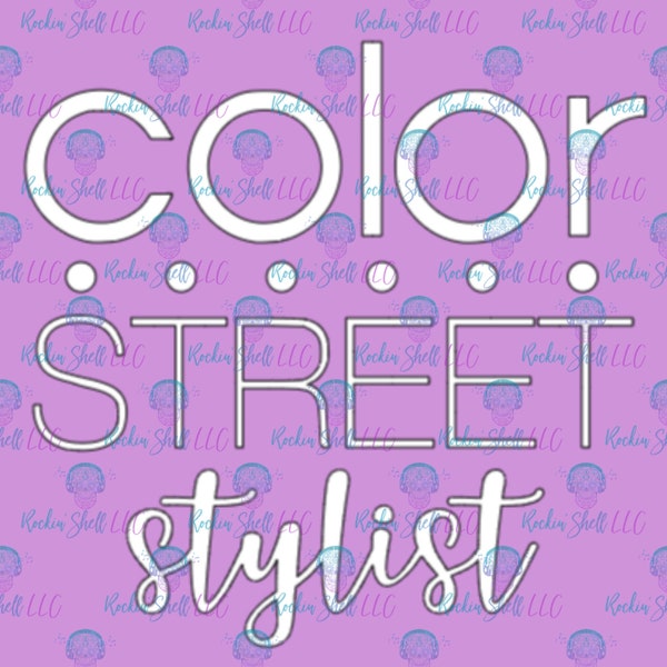 Color Street Stylist Vinyl Sticker Car, Tumbler, Laptop Decal