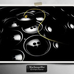 Black buttons print, big black buttons , image of black buttons, photography of buttons