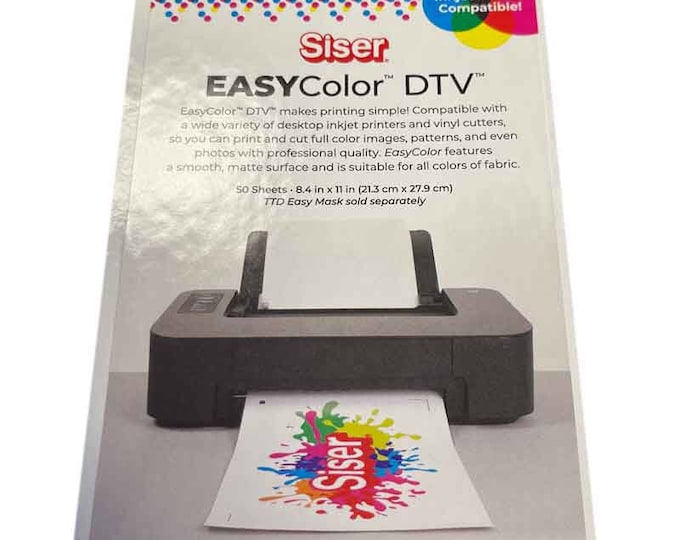 Siser Easycolor DTV Inkjet Printable Vinyl - Etsy