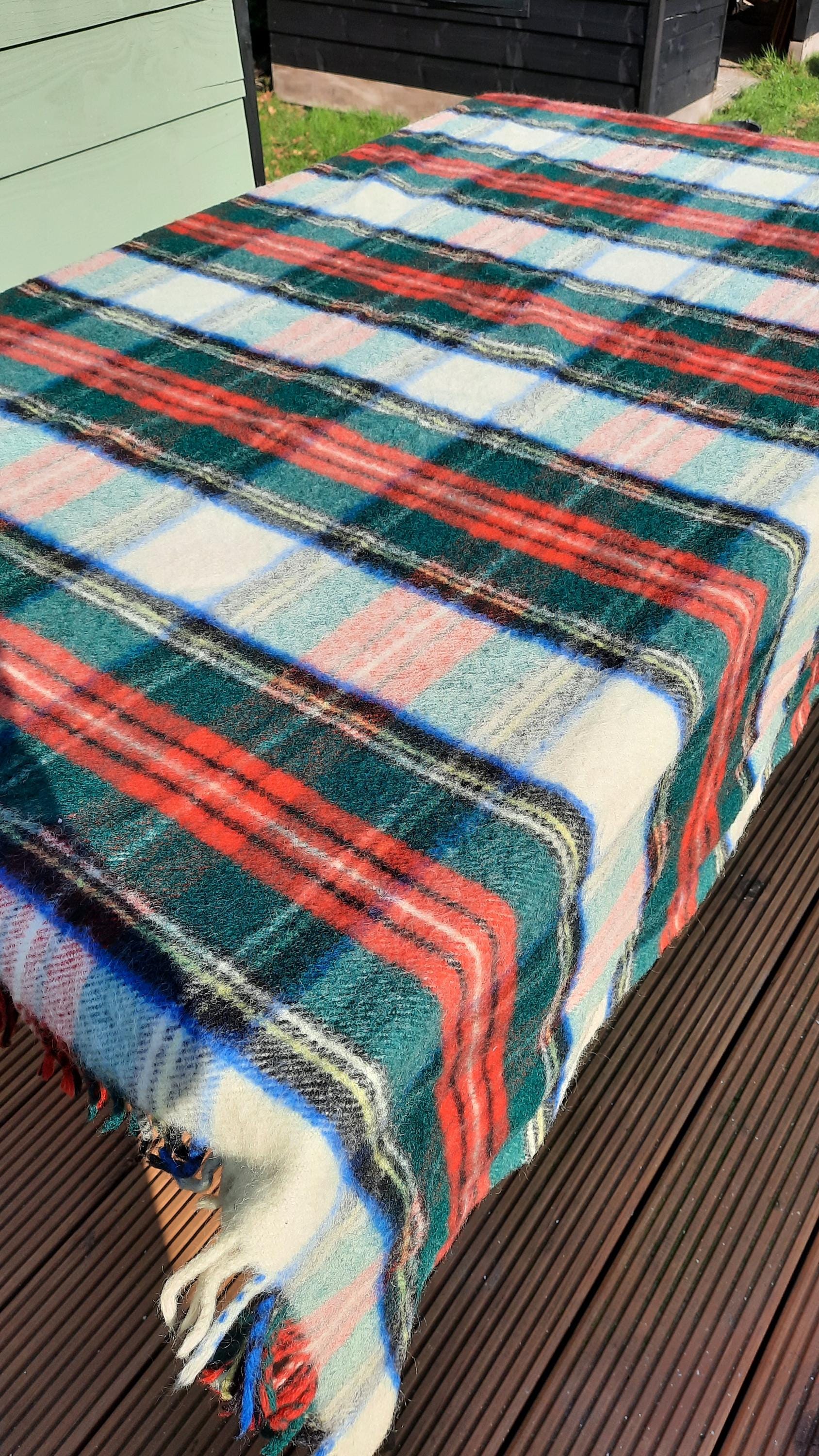 Plaids Couverture Serape Mexicain Rose Vintage Arctique Couverture Plaid Microfibre Plaids Doux Canape Couverture pour Canapé Pièces Lit,80x60