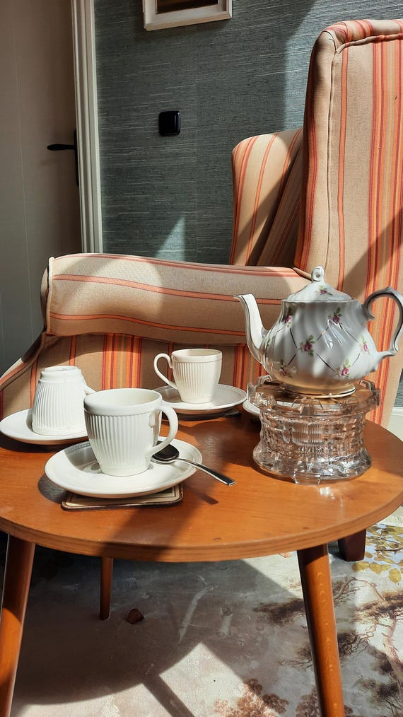 Wedgwood - Windsor koffiekopje met schotel- crème kleurig