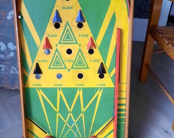 1976年製ブルーボックスミニメイトハンドヘルドピンボールゲーム