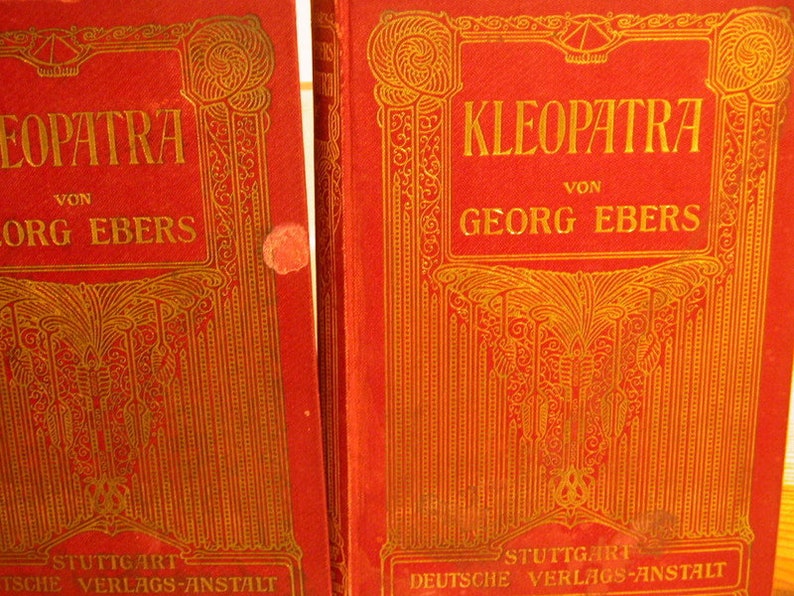 Kleopatra,historischer Roman in 2 Bänden 1907 Bild 1