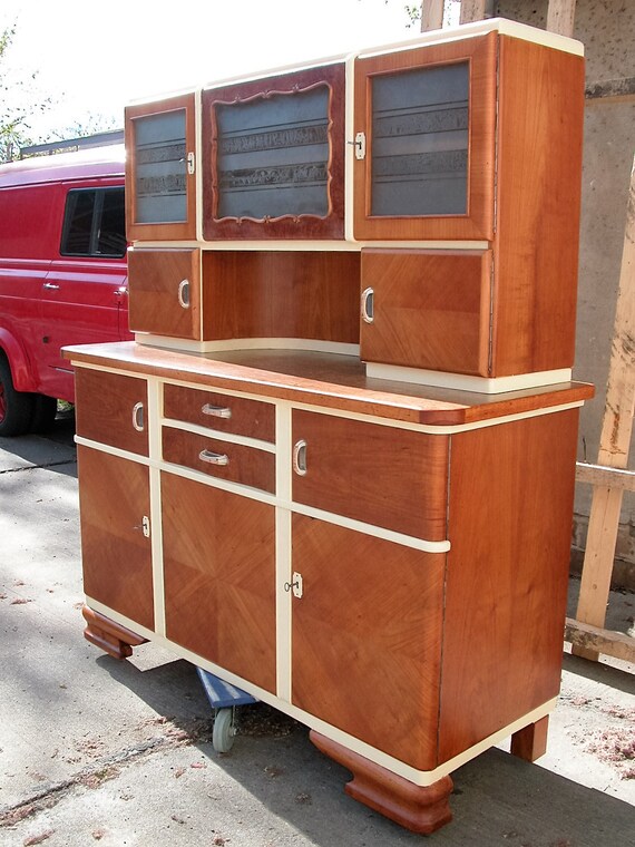 1930s Kitchen Cabinet Of The Luxury Class Etsy