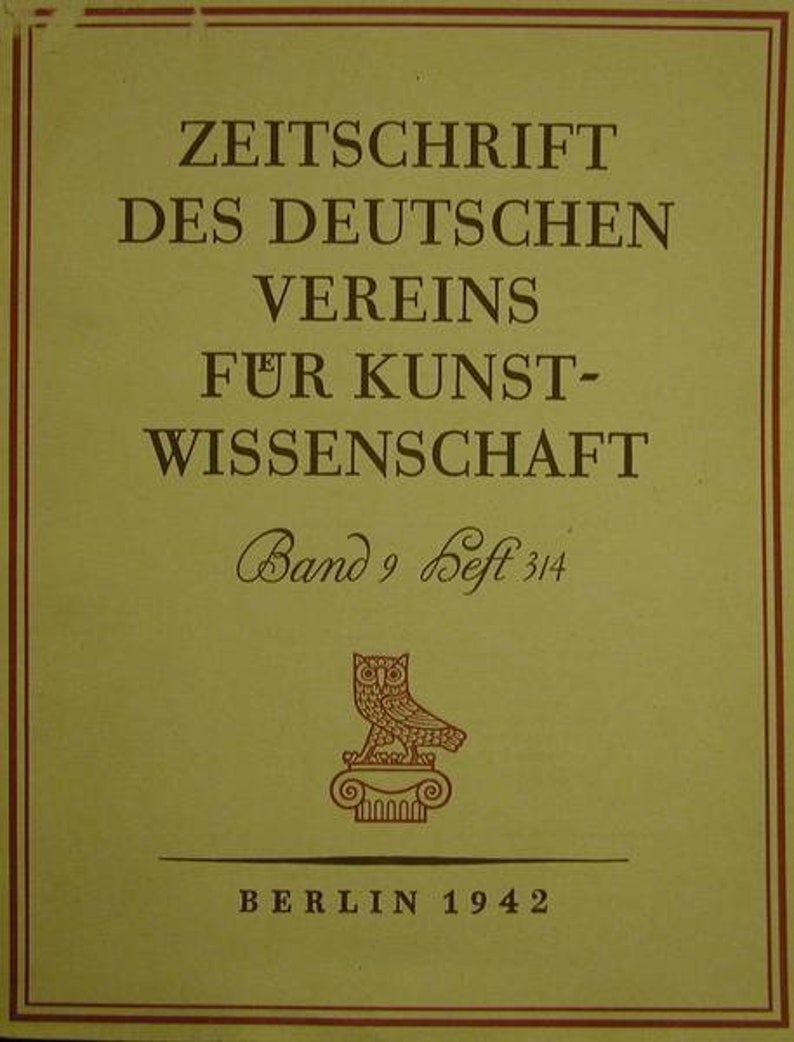 Zeitschrift des Deutschen Vereins für Kunst image 1