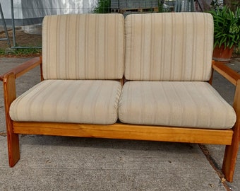 Zweisitzer-Sofa skandinavisches Design 70er Jahre aus Schweden