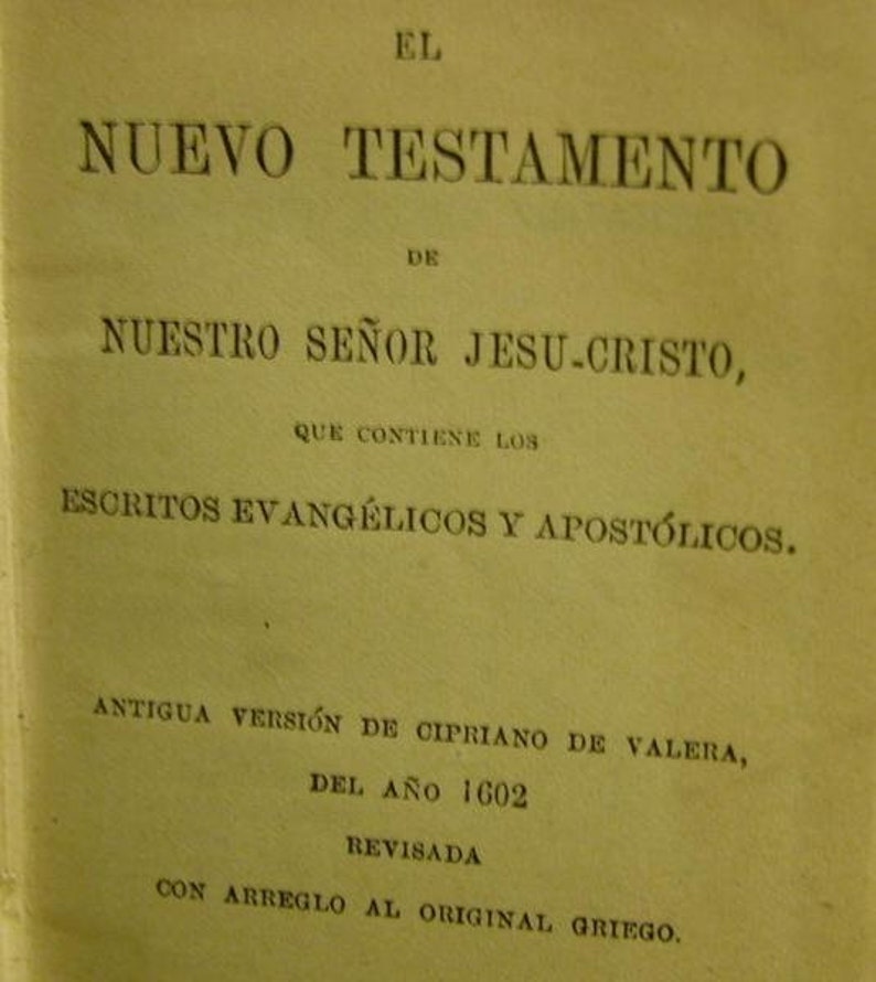 El Nuevo Testamento De Nuestro Senor Jesu Bild 2