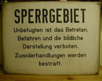 Original Berliner Mauerschild der DDR