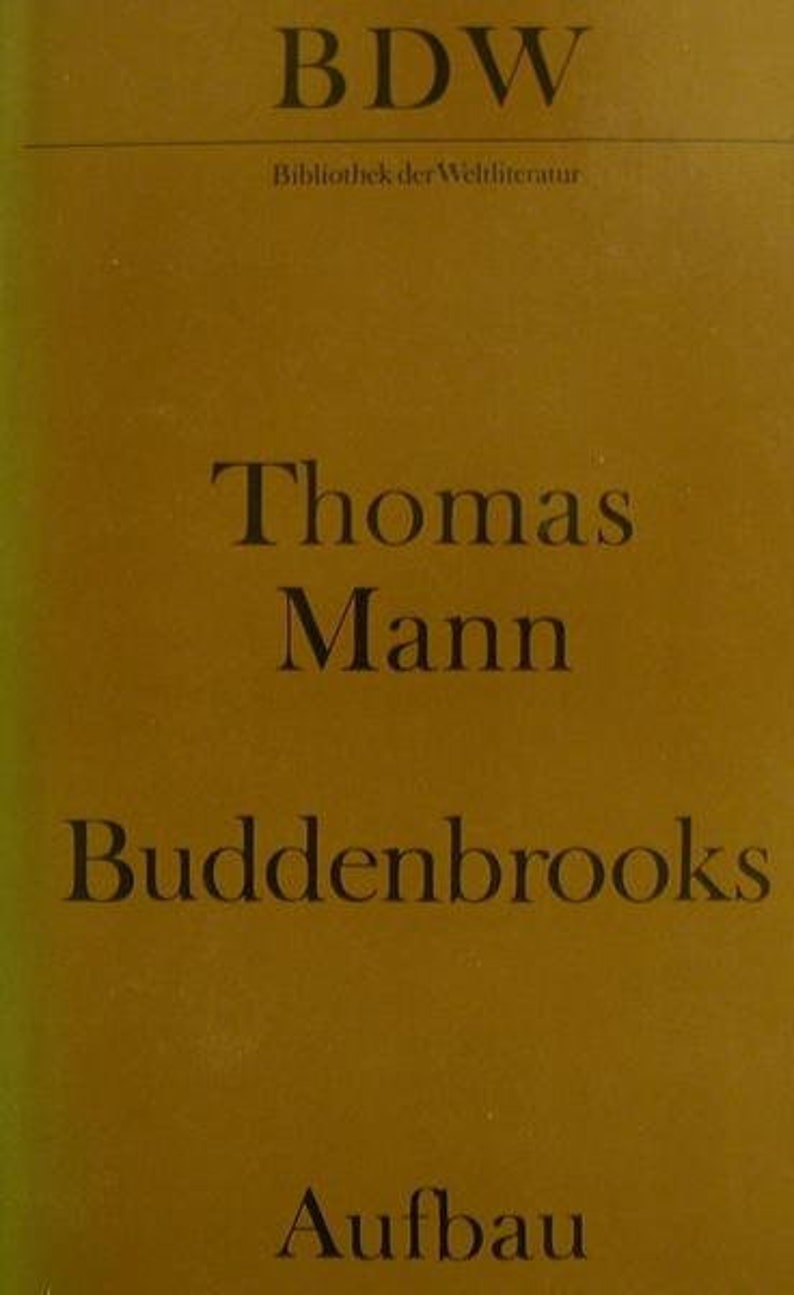 Thomas Mann Buddenbrooks Bild 1