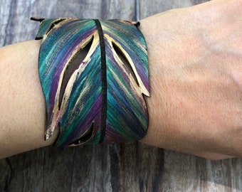 Handcrafted Feather Bracelet