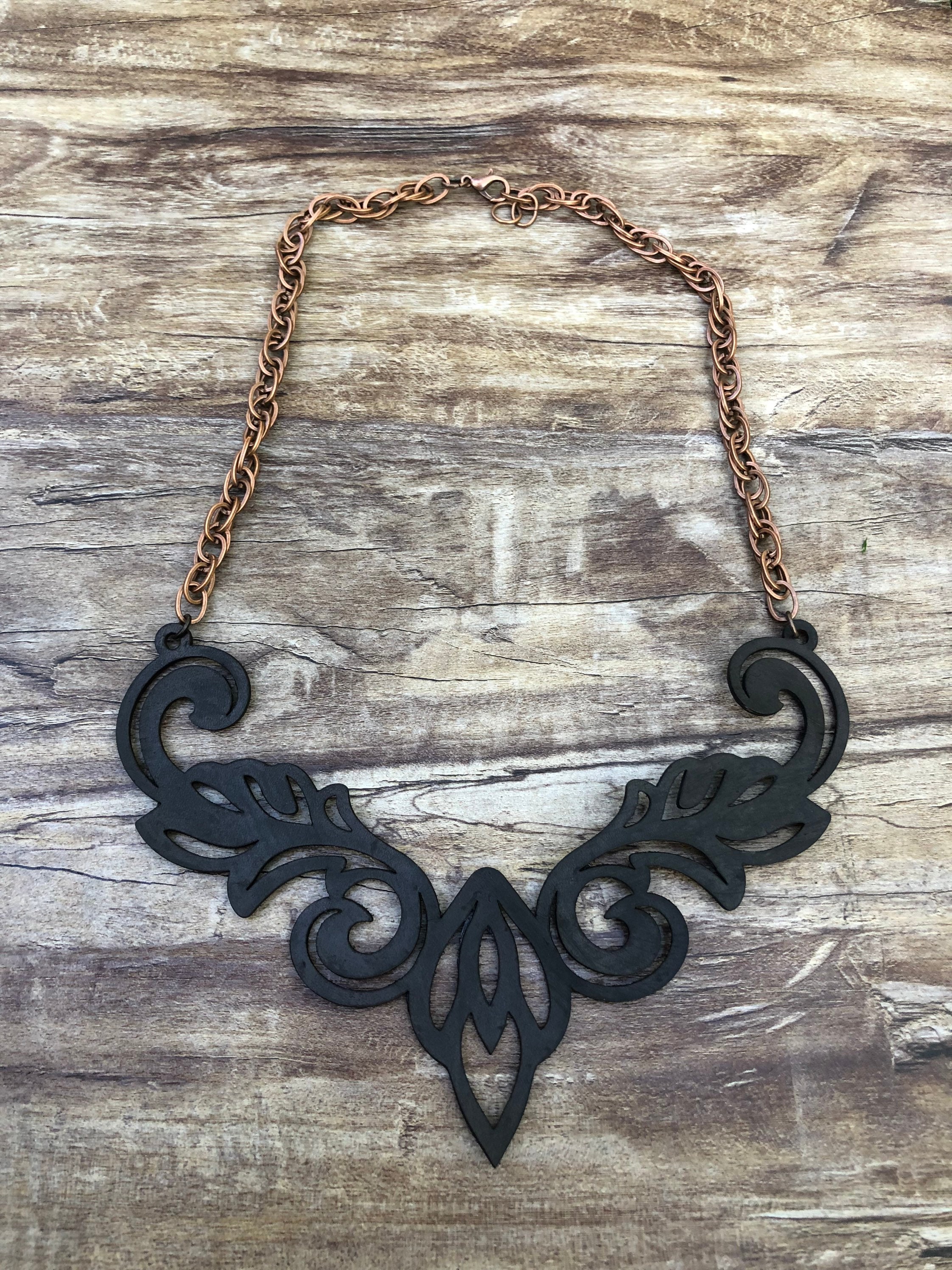 Leather Necklace Etsy