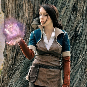 TRISS | Costume „ Triss ” inspired by outfit of Triss Merigold, the Witcher game, Perfect for LARP Cosplay and historical stylizations.