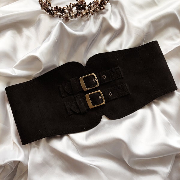 Purple Suede Belt - Etsy