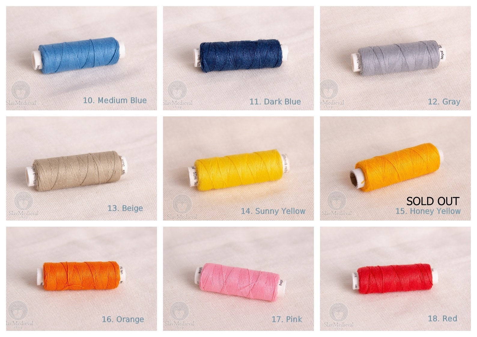Linen Medium Thickness Soft Thread Best for Hand Sewing for Etsy