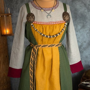 FRIDA Early Medieval Scandinavian Viking Woman Costume With - Etsy