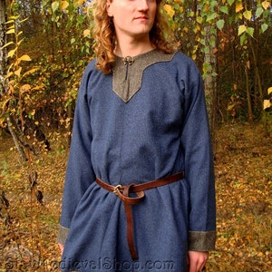 Early Medieval Scandinavian Viking Hedeby Wool Tunic for Viking Man and ...