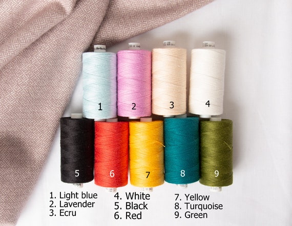 Linen Thread Thin Soft, Big Spools 500m for Hand or Machine Sewing Clothes  and Home Decorations ,linen Jewelry, 100% Linen Thread 
