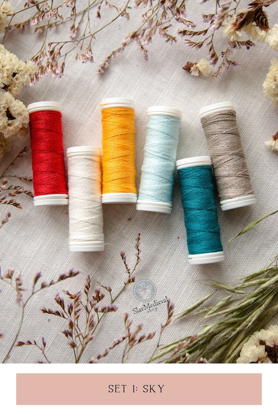 Linen Thread Medium Thickness Soft Thread for Hand Sewing for